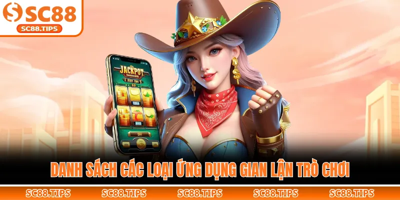 Danh sách các loại ứng dụng gian lận trò chơi