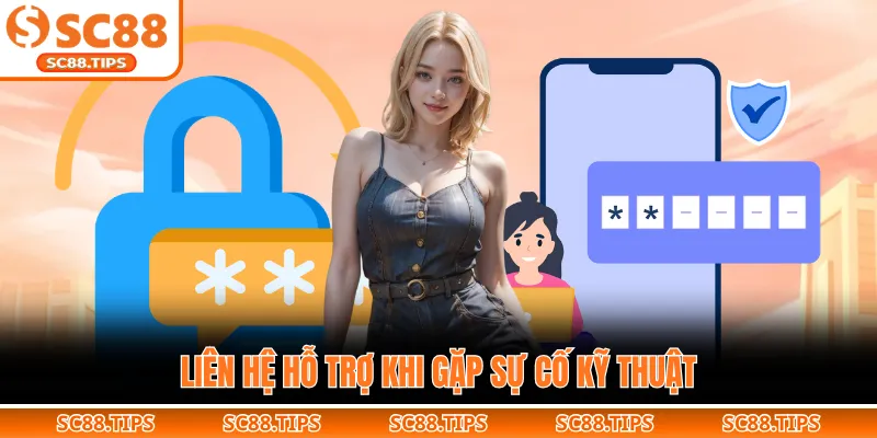 Liên hệ hỗ trợ khi gặp sự cố kỹ thuật